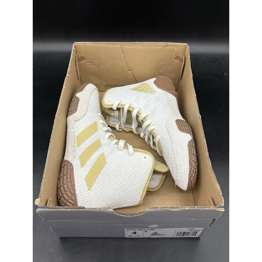 Adidas Tech Fall 2.0K Size 4 Wrestling Boxing Shoes FZ5387
